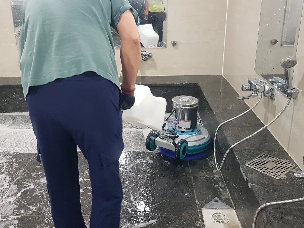 예천군 용궁면 찜질방 수전·샤워기 건식 사우나 위생청소 사례 - 행진크린